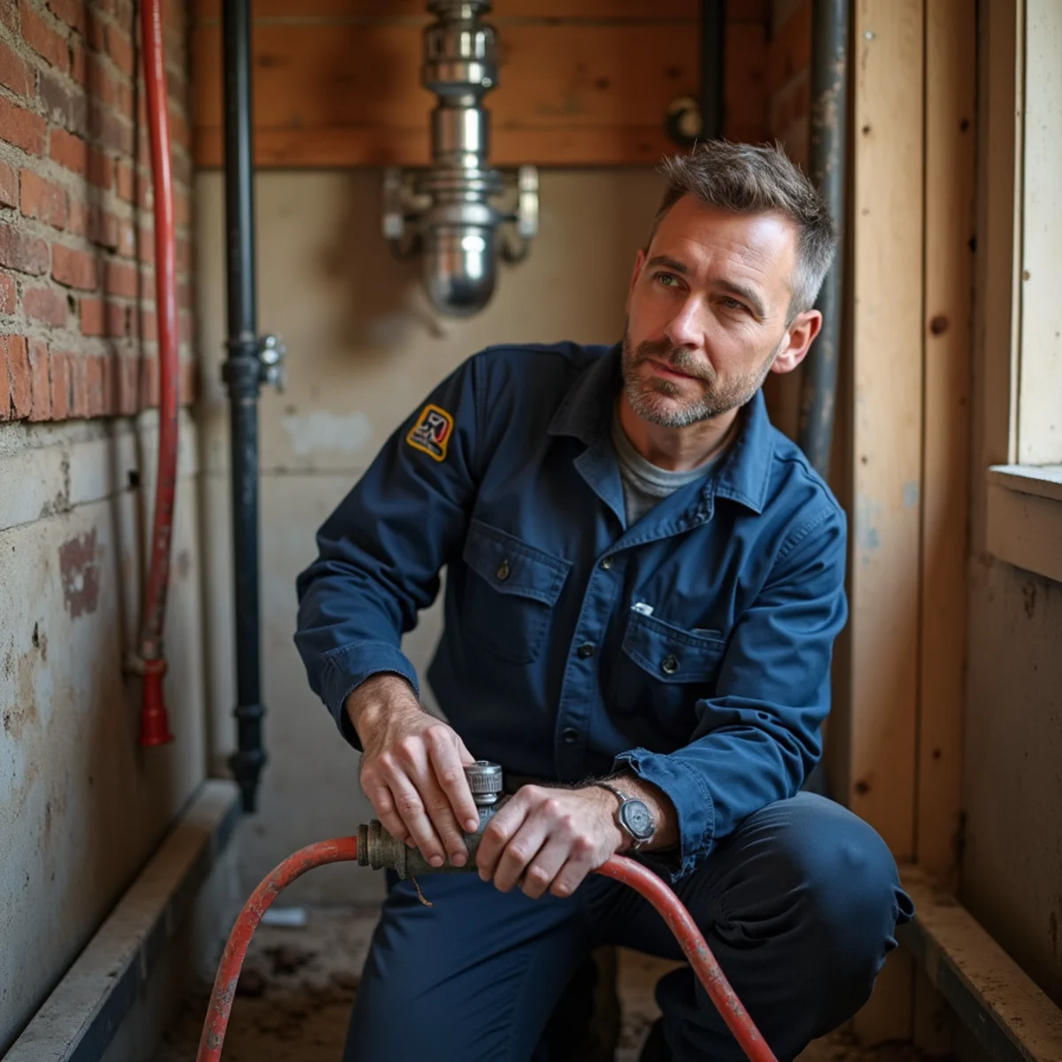Licensed plumber repiping a historic bungalow in Denver, CO