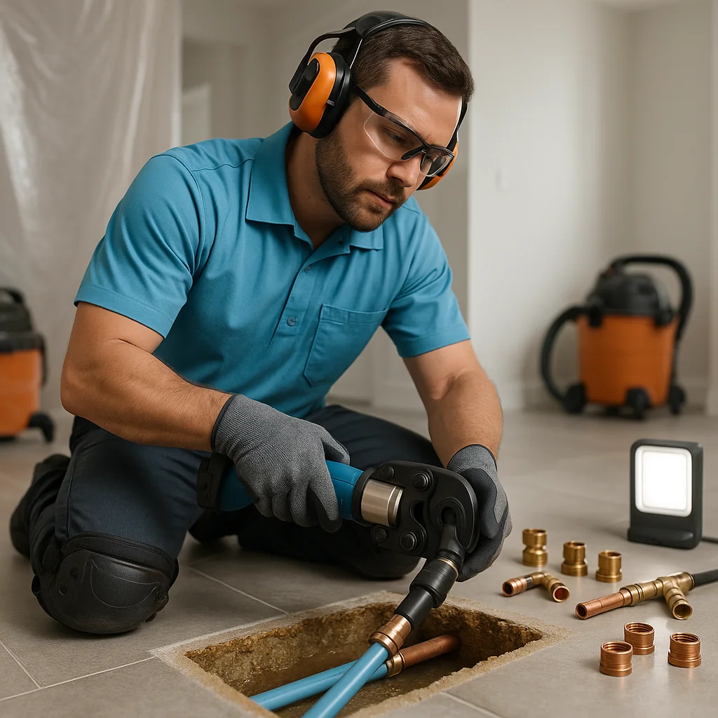 Plumbing Services slab leak repair services - Englewood